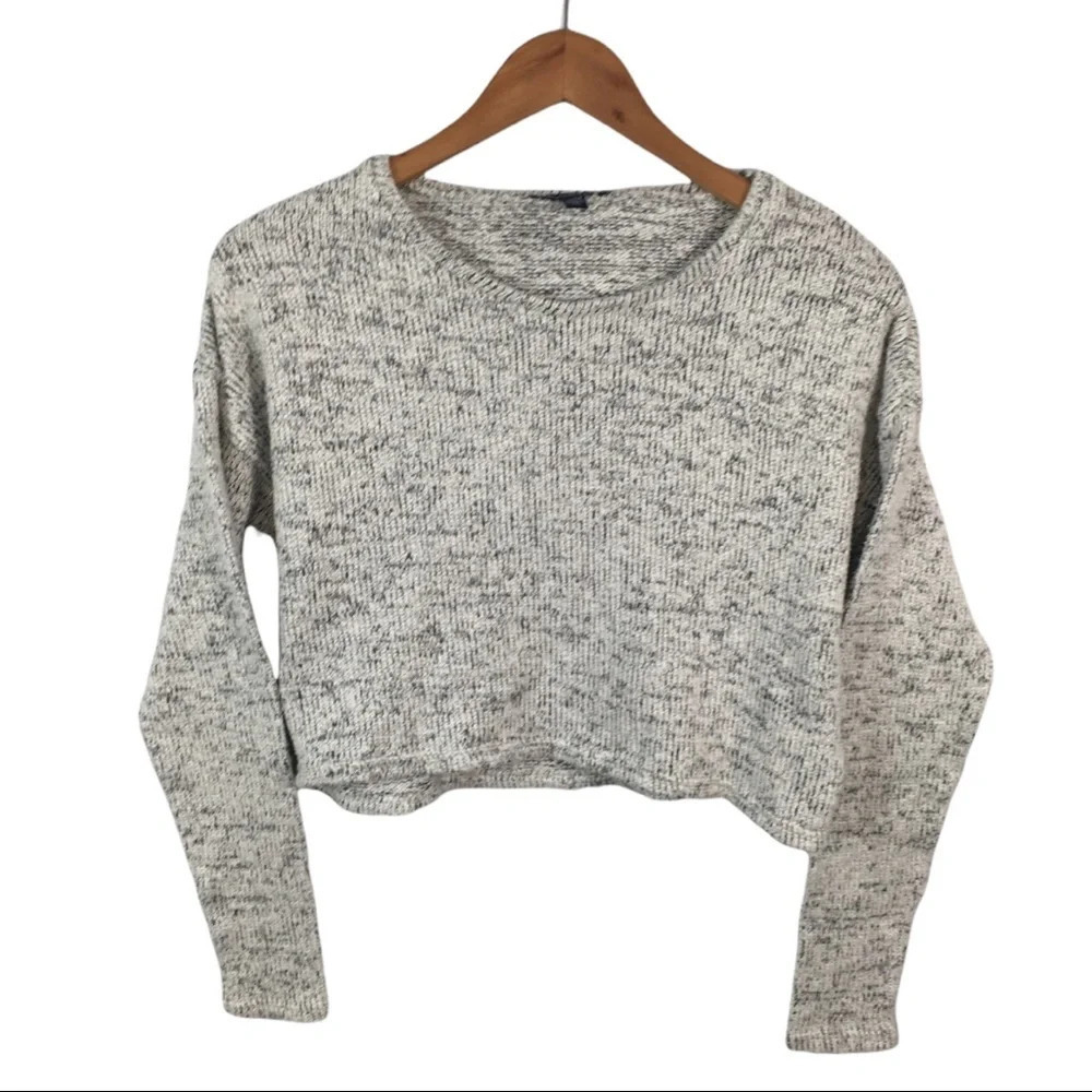 C10 Women’s American Eagle Cropped Top Trendy Crew Sweater S
